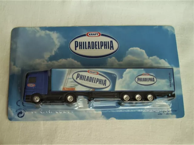 Werbetrucks  LKW 1:87  Mercedes Actros Truck " Kraft PHILADELPHIA" Neu OVP