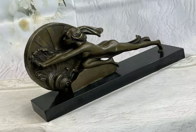 Birthday"s Gift Bronze Sculpture Art Deco Nude Female by Gennarelli Bronze Nude