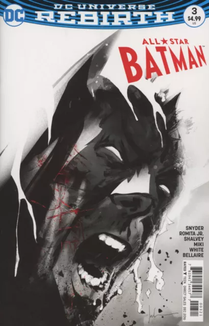 All-Star Batman #3b DC (2016) NM Variant Jock Cover Comic Book