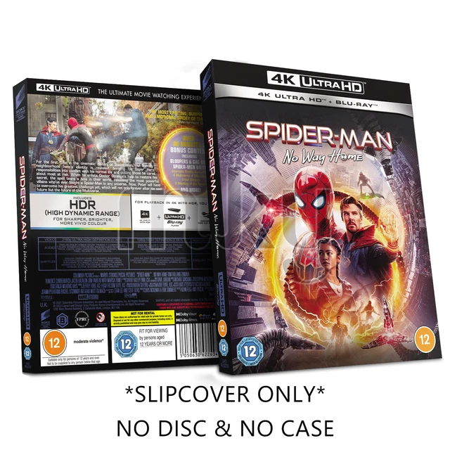 thumbnail image 2 of Spider-Man No Way Home 4K Ultra HD Blu-ray Slip Cover – Custom Handmade (NO DISC) 2 of 4