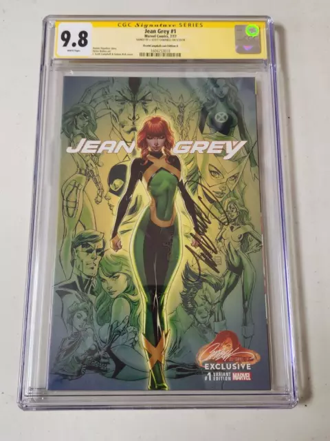 Jean Grey #1 CGC 9.8 SS JSC J Scott Campbell Exclusive Variant Cover A