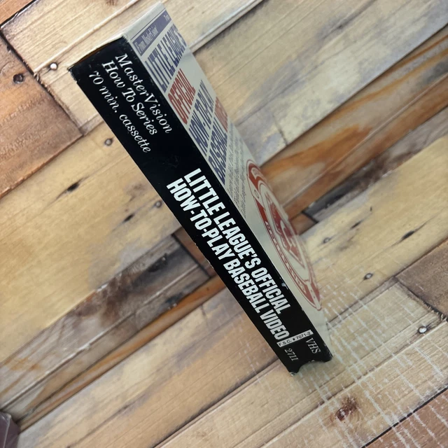 LITTLE LEAGUE'S OFFICIAL How To Play Baseball Video VHS Tape Used £9.19