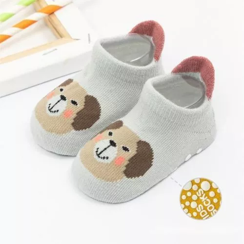 2 paia calze da pavimento antiscivolo cotone accoglienti cartoni animati bambini bambine 11
