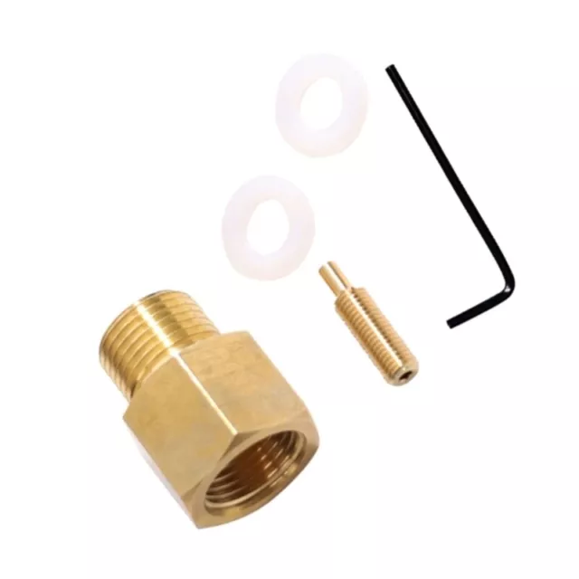 Brass Connector W21.8 Thread Adapter Portable Adapter Carbonation Accessories