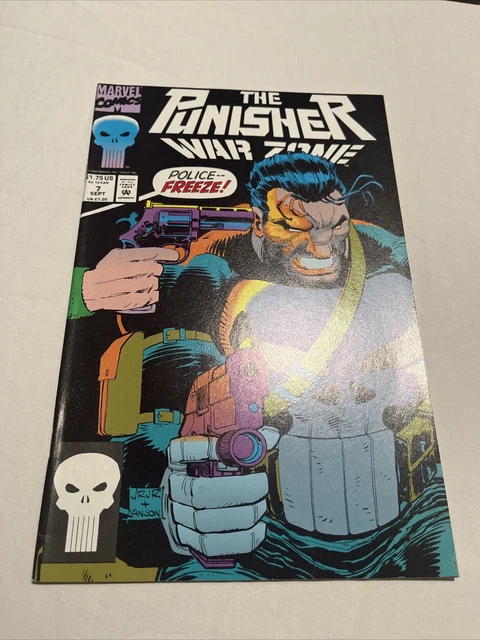 ***The Punisher War Zone #7 Muggers Picnic 1992 Sept Marvel Comic Chuck Dixon***
