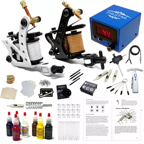 Complete Tattoo Kit Professional Inkstar 2 Machine JOURNEYMAN Set GUN Radiant 7