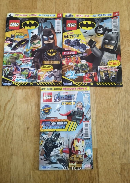 Lot D'accessoires/comics Avengers Et Batman Anciens (Marvel/DC) - Pas De Figurines - Occasion
