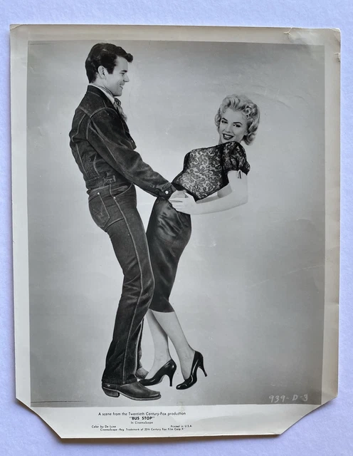 Marilyn Monroe bus stop original movie photo