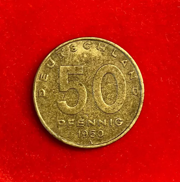 50 Pfennig  Deutsche Demokratische Republik (DDR) 1950