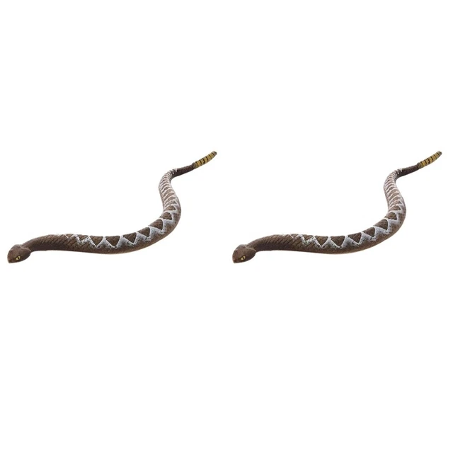 2x Serpiente Falsa Premios Juegos de Carnaval Accesorios de Fiesta de Pinzas
