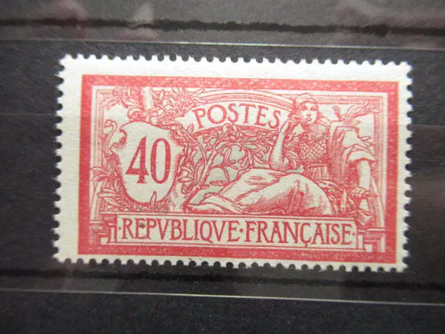 France 1900 - Merson 40cts rouge et bleu - Yvert n°119