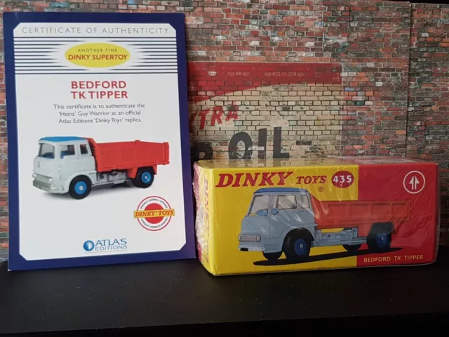 Atlas Editions Dinky Toys 435 Bedford TK Tipper Model 1:43 Sealed & Certificate