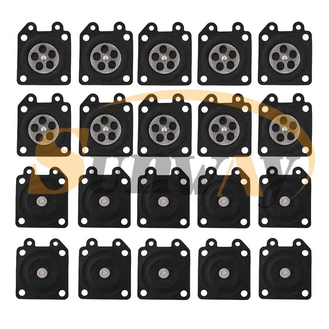 20 Stück Vergaserdichtungsmembran - Kompatibel Mit Walbro WTA WY WA WT Serie