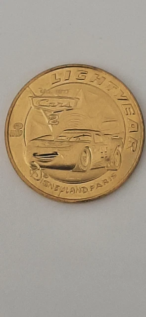 jetons touristiques monnaie de paris CARS 2 DISNEYLAND 2011 SVM