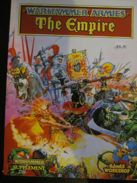 Warhammer Fantasy Battles Armies The Empire GAMES Workshop softcover OOP