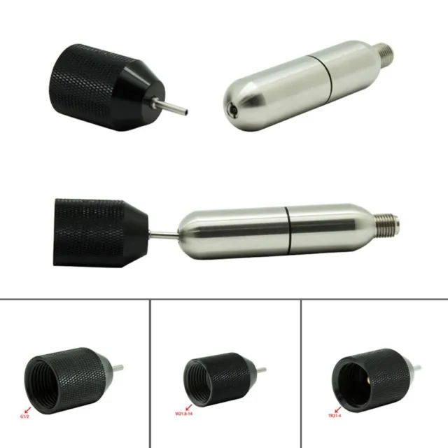 Compatible with HPAT Paintball Refillable 12g CO2 Cylinder Charger Adapter