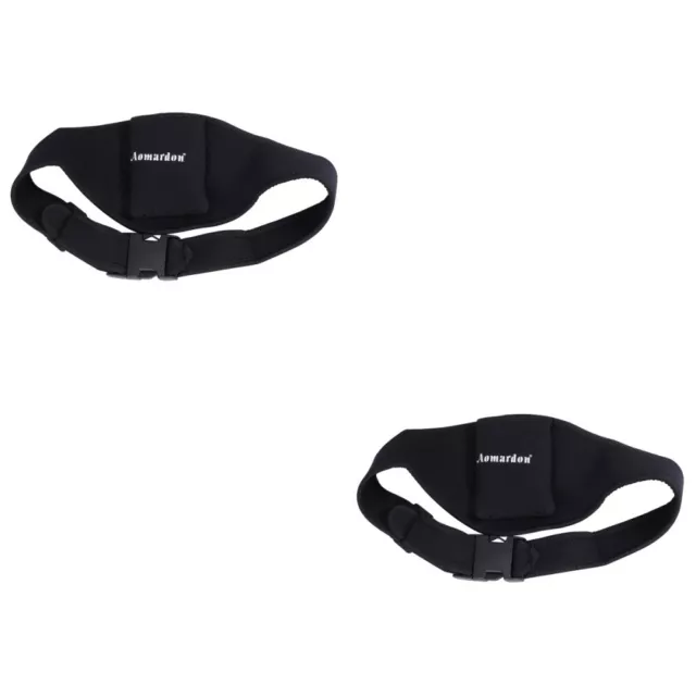 2 Pieces Vertical Transmitter Microphone Belt Bag Sweatband