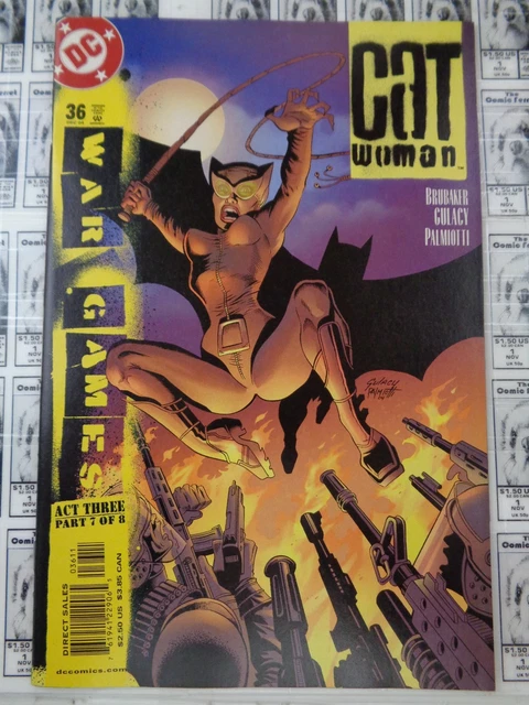 Catwoman #36, War Games Act 3, Part 7, Brubaker/Gulacy, VF (2002) DC