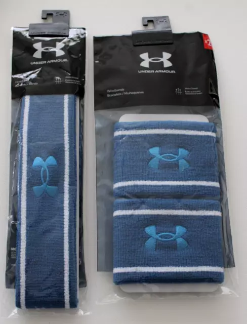 Under Armour Headband & Singlewide Wristbands Set