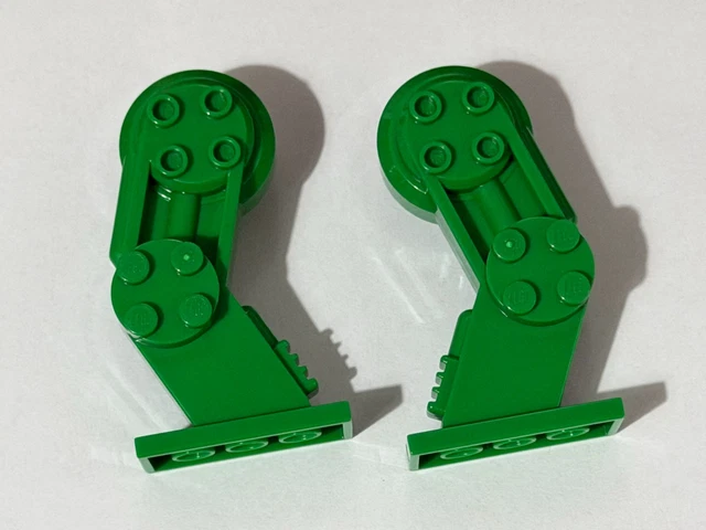 Lego Rotation Pin LEGO 2 X Spare Parts 70943 70946 Green Large Figure Legs with Black ...