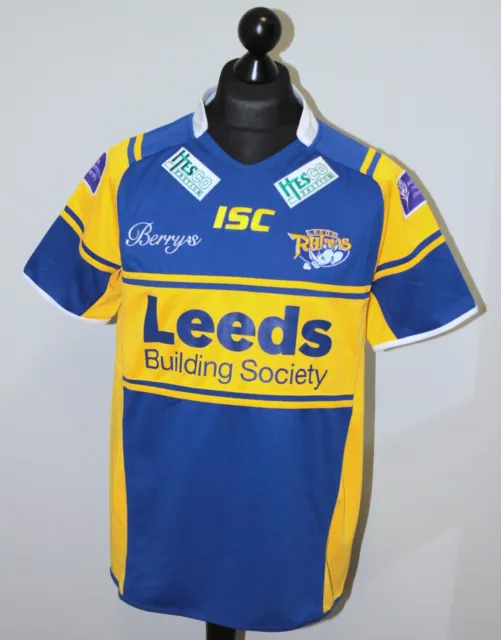 Leeds Rhinos England home rugby shirt ISC Size L