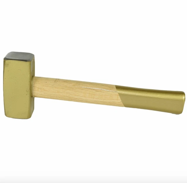 1 KG Double Face Sledge Lump Hammer Manche en bois 2.2lbs Tête durcie