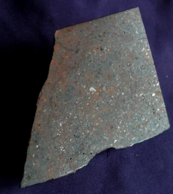 Sehr schöne Scheibe Stein-Meteorit JaH 055, Heilstein, 62x47x6mm 40,2g, Oman 陨石 2