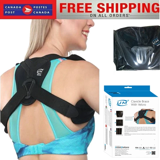 Men Women Posture Corrector Adjustable Back Brace Shoulder Support Clavicle Belt