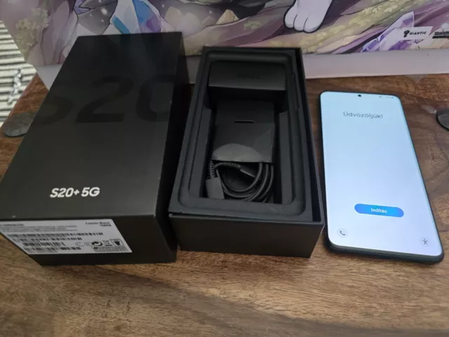 Samsung Galaxy S20 Plus 5G SM-G986B 128GB Cosmic Black (Unlocked) Boxed