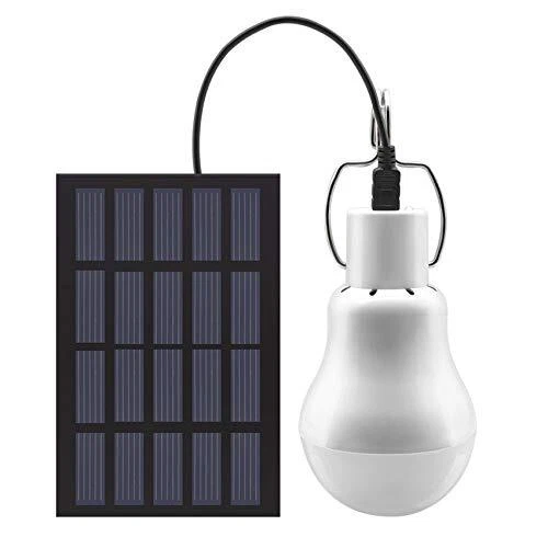 Lampe Solaire Portable à Ampoule LED à énergie Solaire avec Panneau Solaire p...