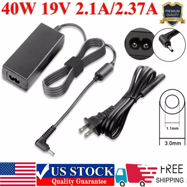 3.0*1.1MM 45W 19V 2.37A AC Adapter Charger Power Cord FOR Acer Laptop aspire S5