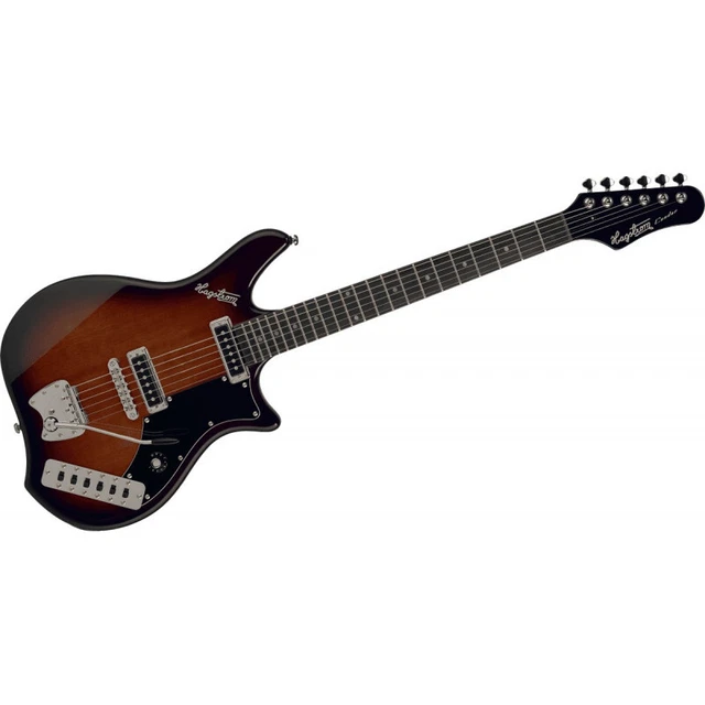 Hagstrom Retroscape Impala Dégradé brun vintage - Guitare électrique