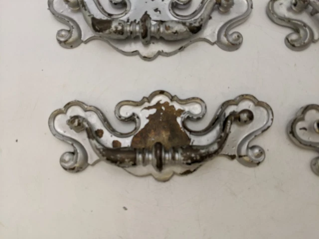 Lot de 4 boutons matériels vintage KBC N2886 tiroir commode poignée tirage meubles vintage 3