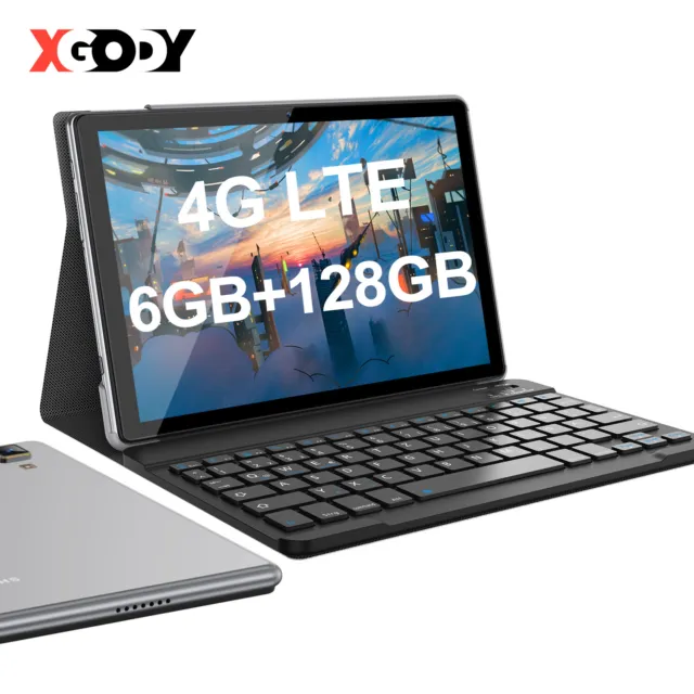 XGODY Tab 10 Tablet 10 Zoll Android 12 12GB+256GB 7000mAh PC Modus FHD 1280*800