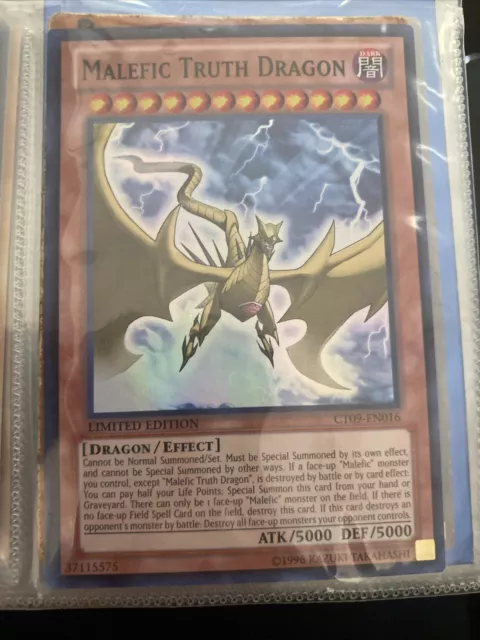 Yu-Gi-Oh! TCG Malefic Truth Dragon 2012 Collectors Tins CT09-EN016 Limited Super