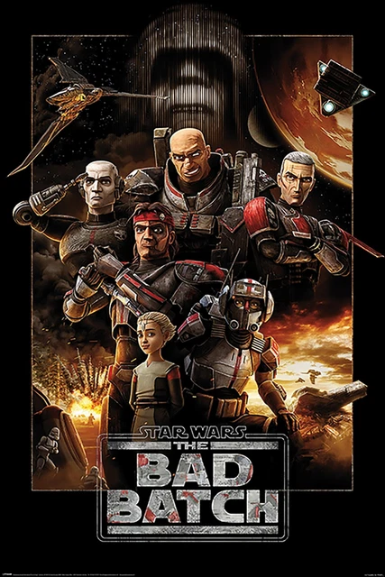 Poster Star Wars: The Bad Batch Personaggi 61 x 91,5 cm