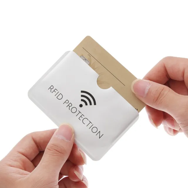 Wallet Blocking Reader Aluminium Card Case Anti Rfid ID Card Holder Anti-theft