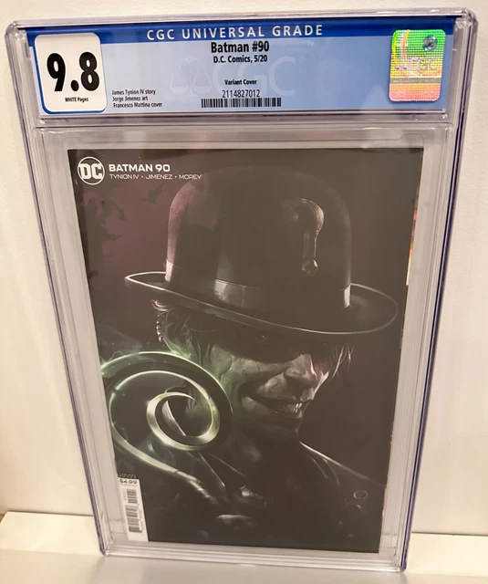 Batman #90 Cover B Variant Riddler CGC 9.8 James Tynion IV, Jorge Jiminez