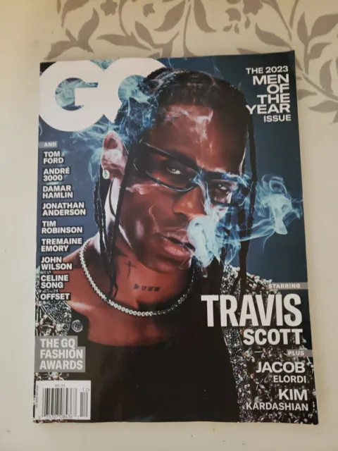 GQ MAGAZINE DECEMBER 2023 Travis Scott Men of the Year Issue Jacob ...