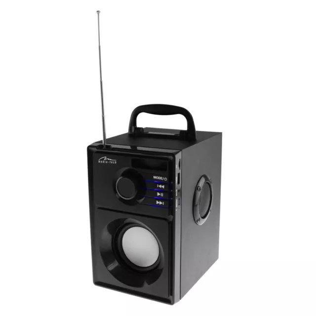 5906453131795 Media-Tech BOOMBOX BT 15 W Tragbarer Stereo-Lautsprecher Schwarz M