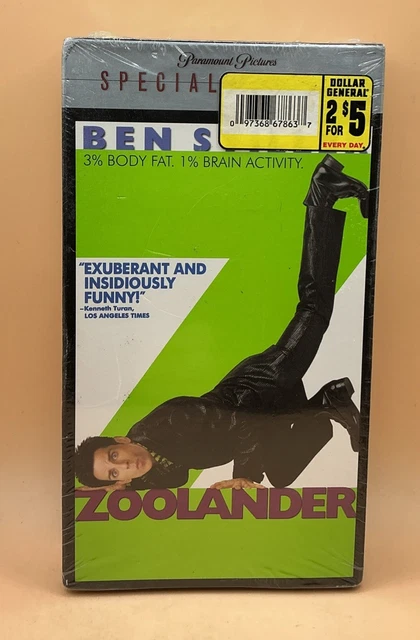 ZOOLANDER VHS 2002 Ben Stiller **SEALED NEW** **Buy 2 Get 1 Free** £15. ...
