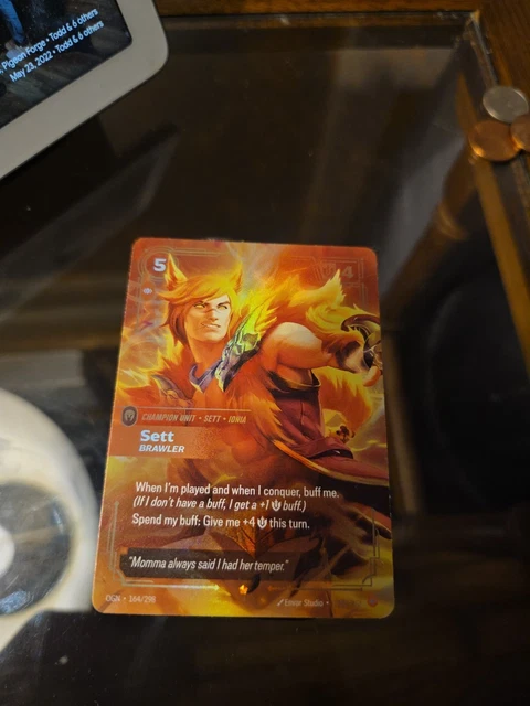 SETT 2025 LEAGUE of Legends Riftbound English TCG OGN 164/298 Foil Alt ...