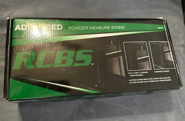 RCBS Advanced Powder Measure Stand New In Box For Reloading