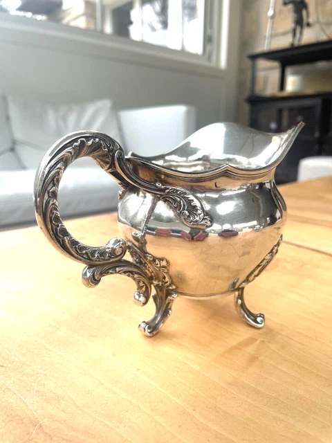 Pichet - pot à crème- en faience émaillée marron