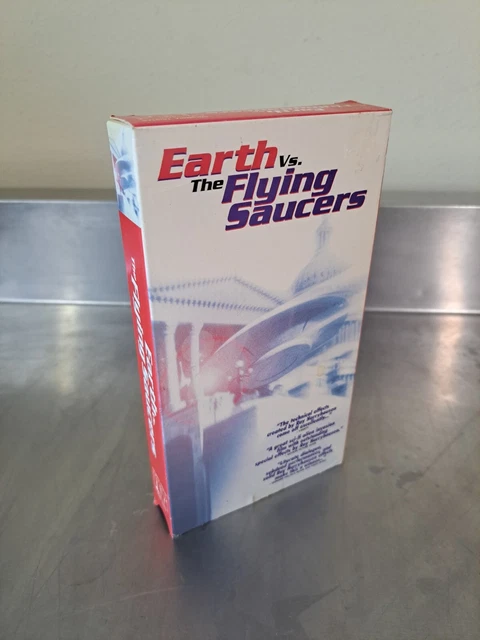 RARE BLOCKBUSTER COPY Earth vs the Flying Saucers VHS Video Tape £7.17 ...