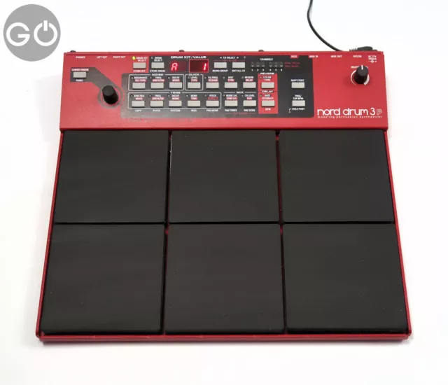 Clavia Nord Drum 3P Percussion-Synthesizer Drum-Pad Drum-Modul TopZustand GEWÄHR