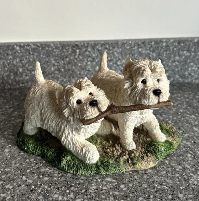 Vintage - Leonardo Collection - West Highland Terriers   - “ FETCH “ - 2002