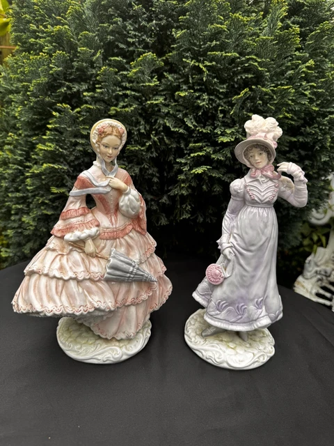 ROYAL WORCESTER 1818 THE REGENCY - Walking Out Dresses of 19th