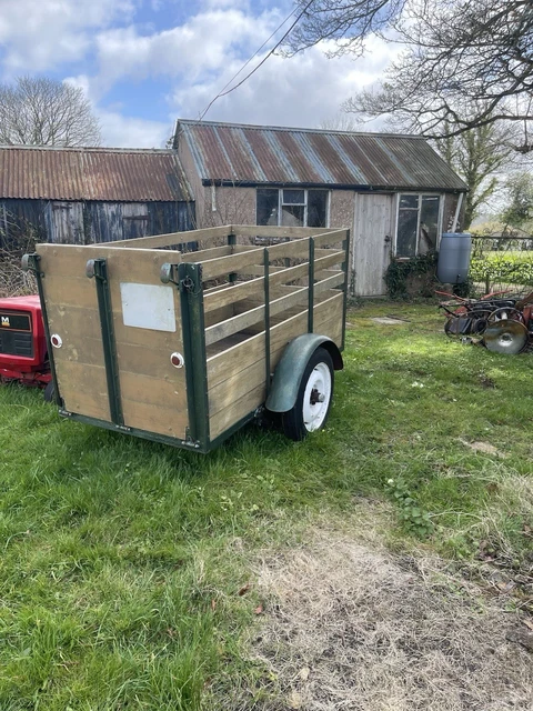 RICE LIVESTOCK TRAILER vintage restoration £260.70 - PicClick UK