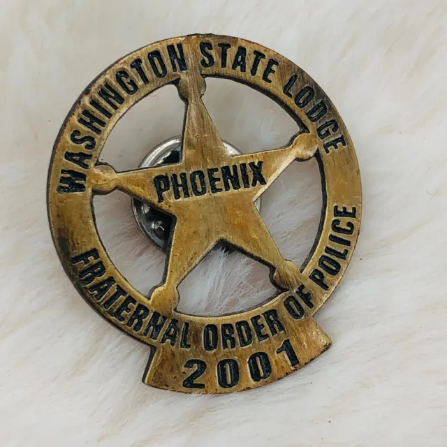 2001 Fraternal Order of Police Washington State Lodge Phoenix Conference Pin